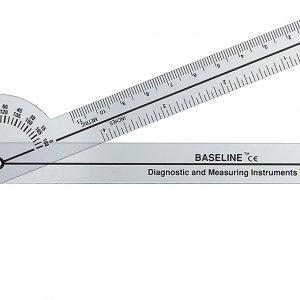 Goniometer: 6″ 180 degree Plastic
